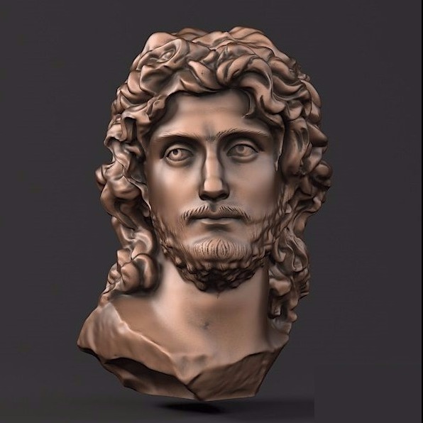 3D模型-耶稣头像