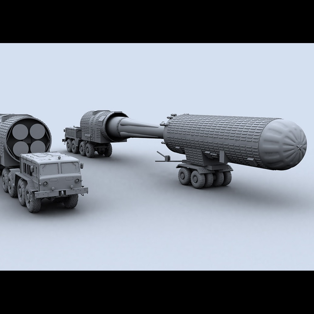 3D模型-火箭发射器