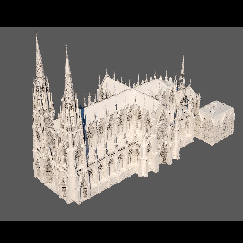 圣帕特里克大教堂高清3D模型