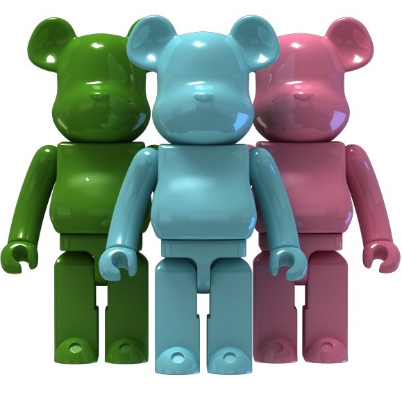 3D模型-积木熊 Bear Brick