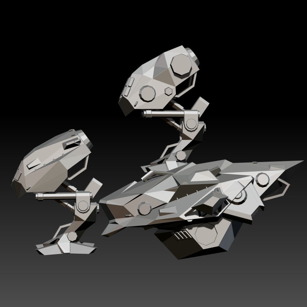 3D模型-压路火炮