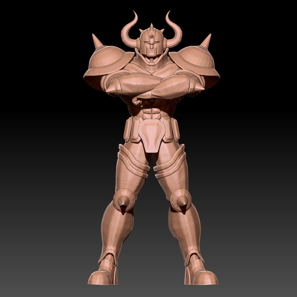 3D模型-金牛座圣斗士 黄金圣斗士 阿鲁迪巴