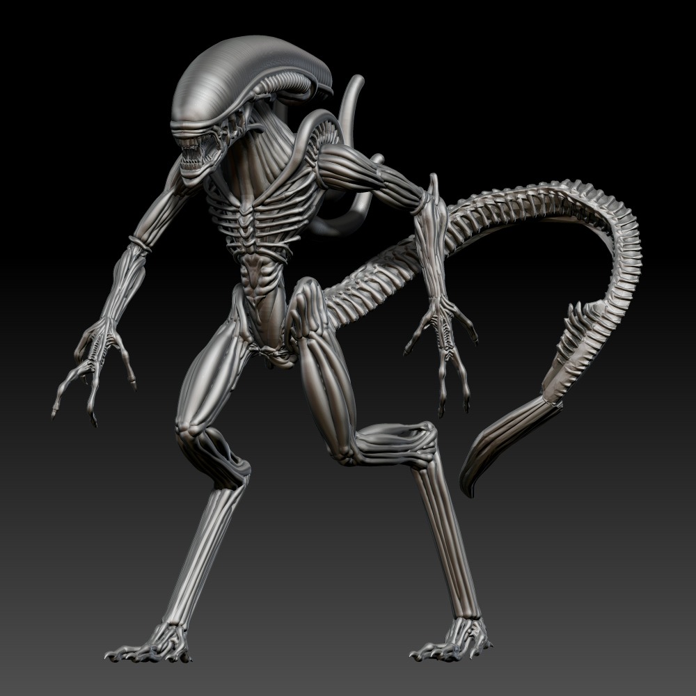 3D模型-异形Alien