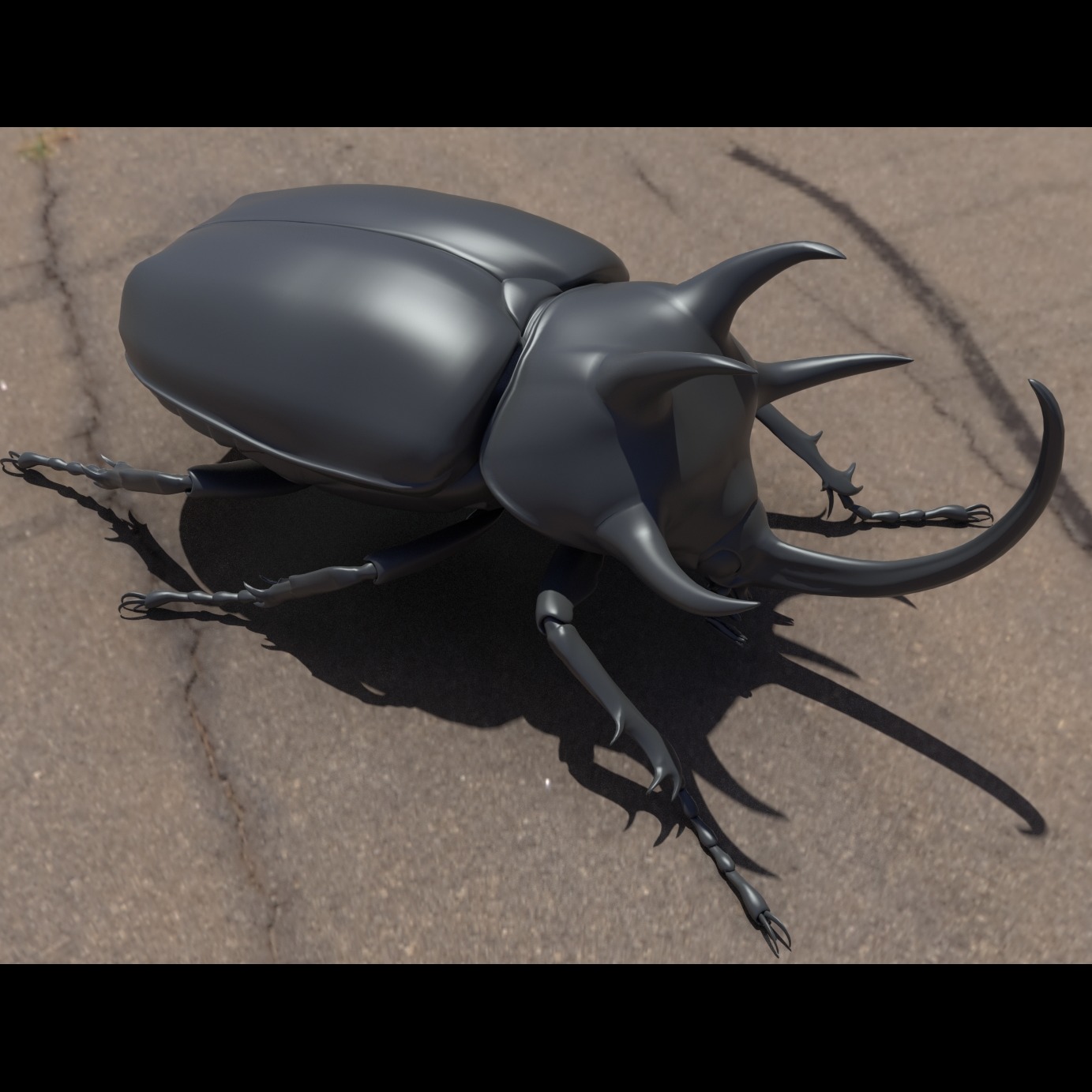 高精厚 写实 昆虫 甲虫 模型