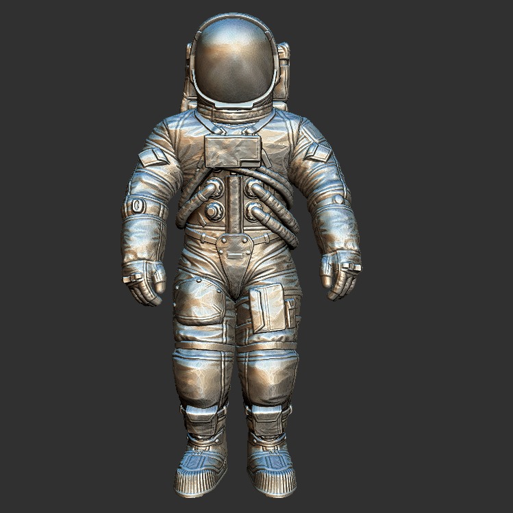 宇航员 3D打印模型数据