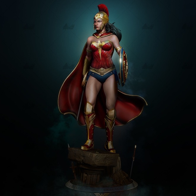 神奇女侠双头最新版 3D打印