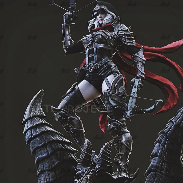 恶魔猎人&阿兹莫丹 3D打印模型