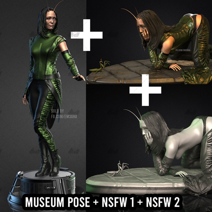 [螳螂女 三体版]3D打印模型