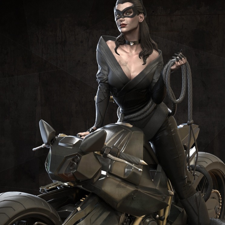 黑猫女Catwoman 3D打印模型