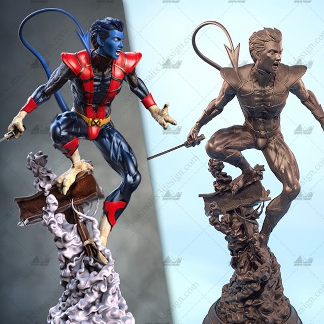 蓝魔鬼 - X 战警3D打印模型stl数据文件