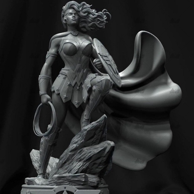 神奇女侠 3D打印模型