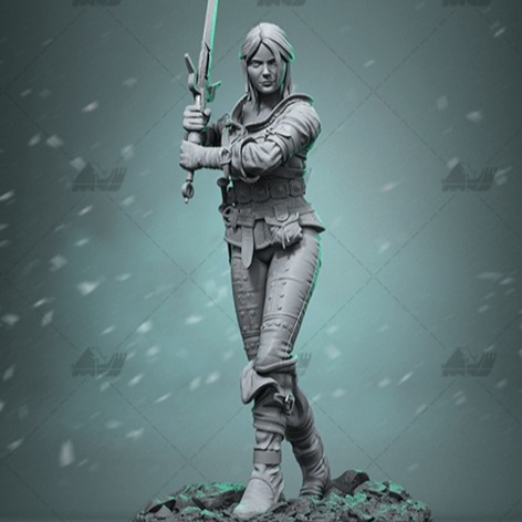 希里[巫师猎魔人]3D打印模型stl数据
