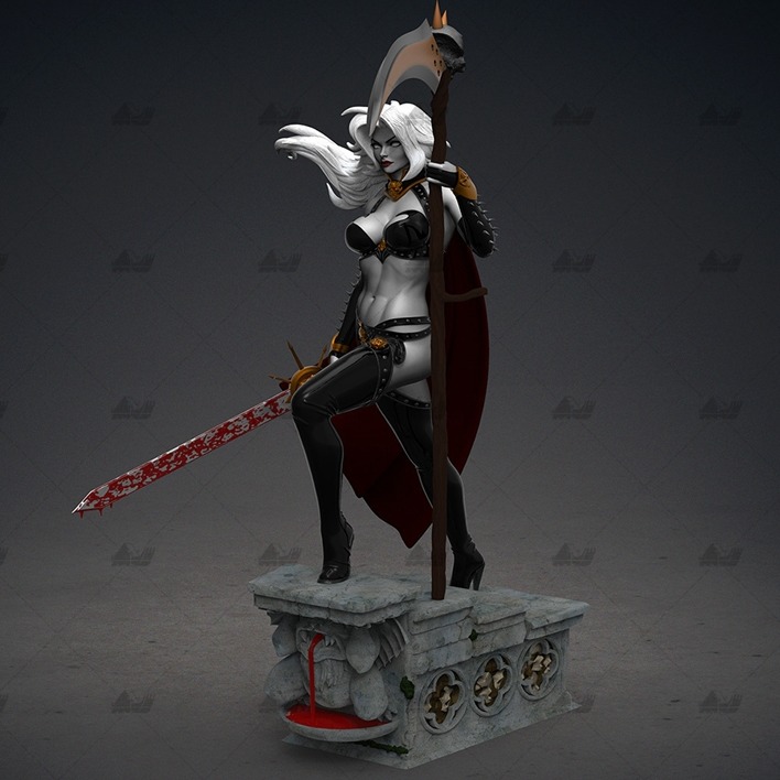 死亡女神[Lady Death]3D打印模型
