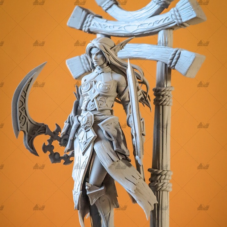 月之女祭司[]3D打印模型stl数据文件