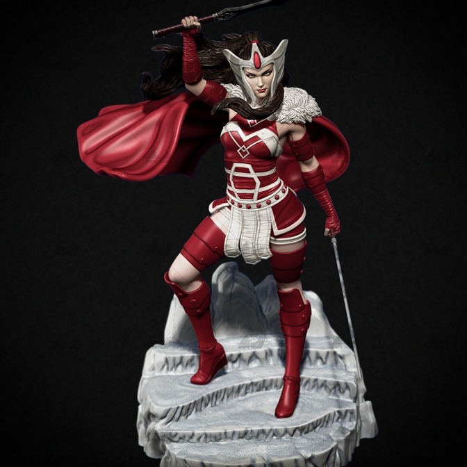 希芙(Lady Sif) 3D打印模型stl数据文件