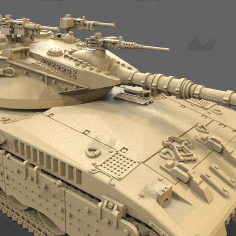 Merkava机械坦克 3D打印模型
