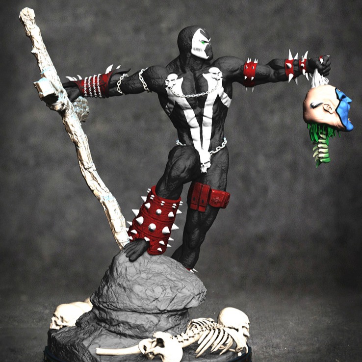 SPAWN|再生侠 3D打印模型人偶影视游戏手办