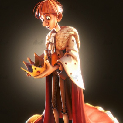 罗宾汉国王 3D打印模型人偶影视游戏手办