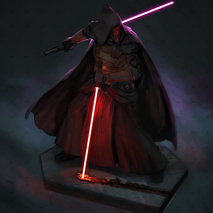 达斯·瑞文|星球大战黑色系 3D打印模型数据