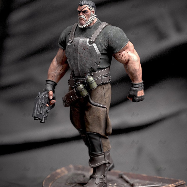 门罗Munro|罗杰战舰 3D打印模型人偶影视游戏手办