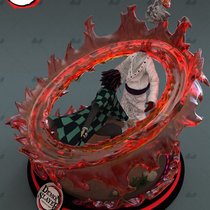 灶门炭治郎 鬼灭之刃[文件]3D打印模型数据stl人物手办