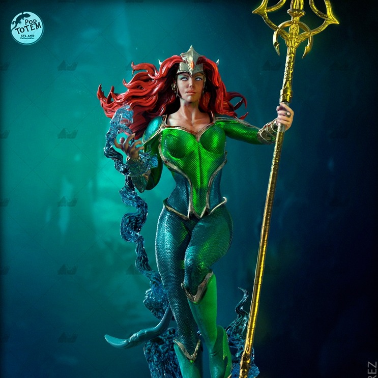 秘客 异界女王[x战警]3D打印模型stl数据文件白胚人物手办