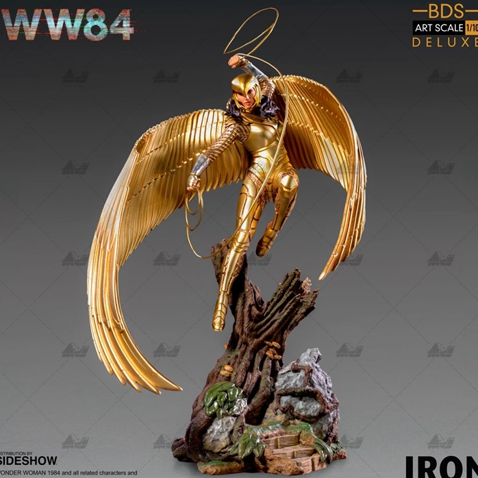 神奇女侠1984 金鹰战甲3D打印模型stl数据文件白胚人物