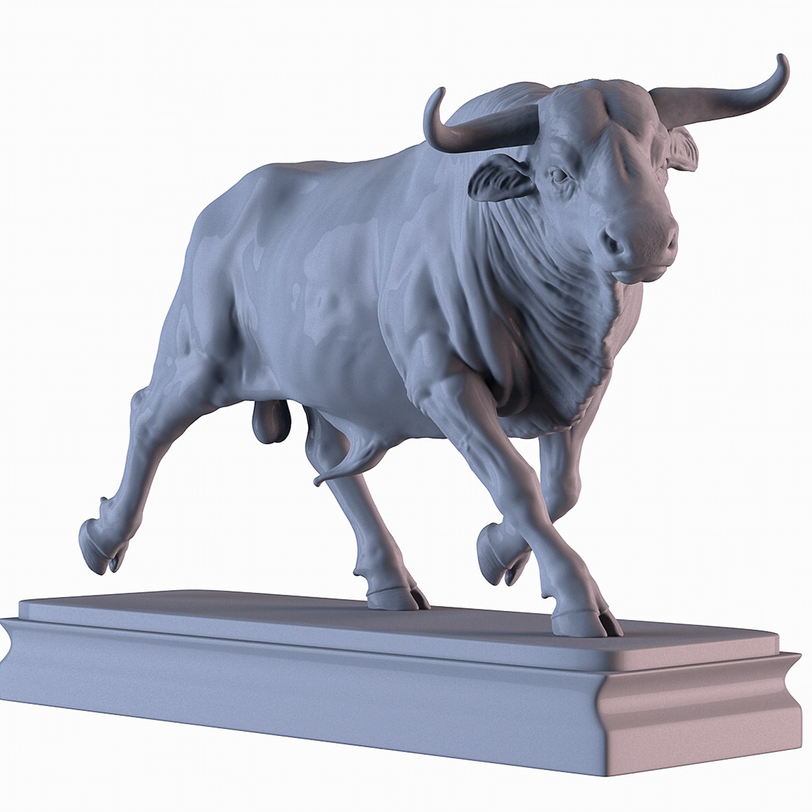 公牛高精3D模型