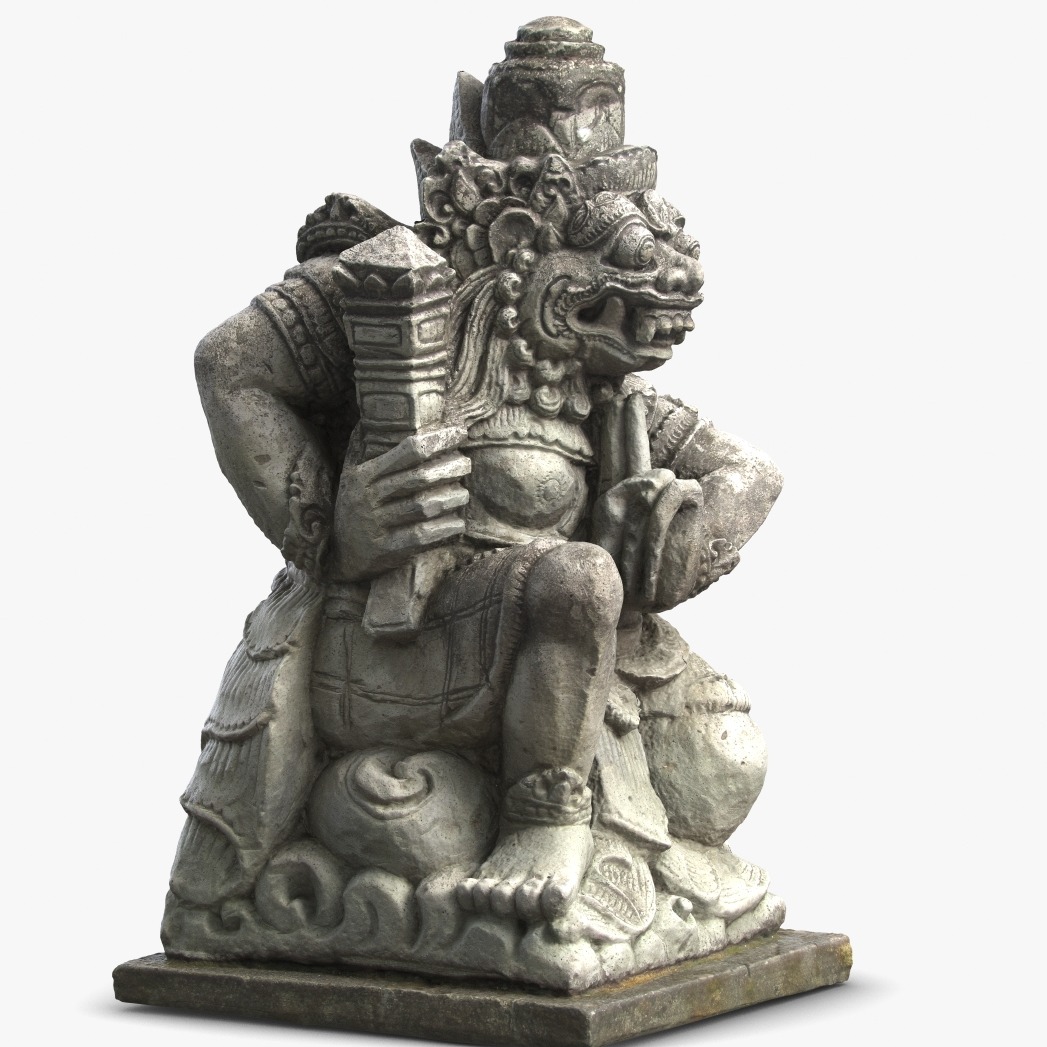 巴厘岛恶魔3D扫描Demon