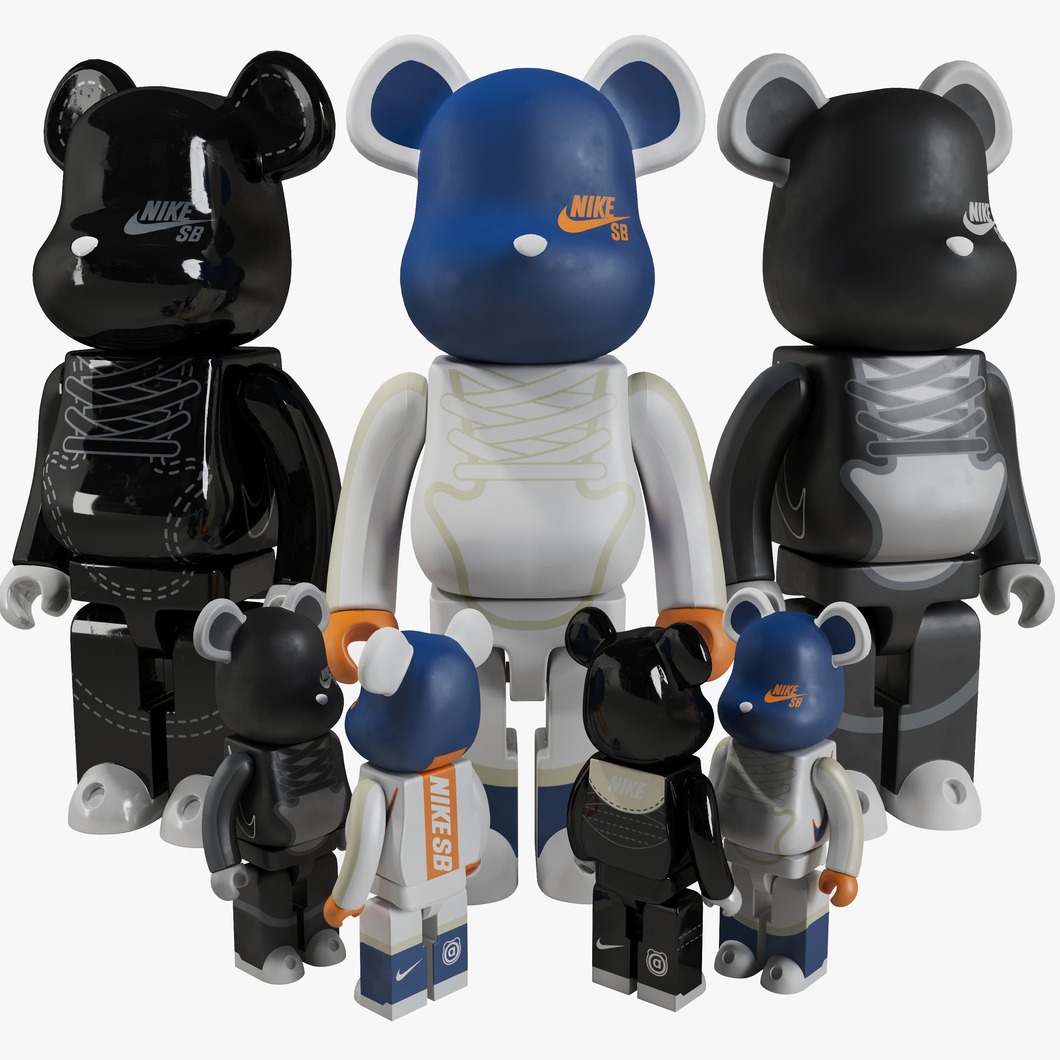 nike 积木熊 Bearbrick