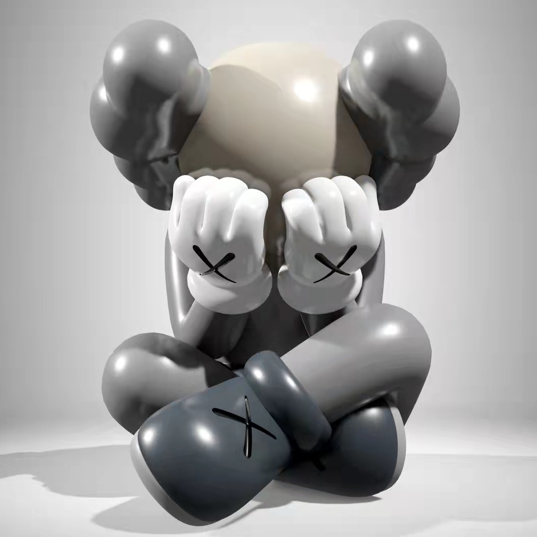 Kaws 叉腿坐姿 3D打印模型
