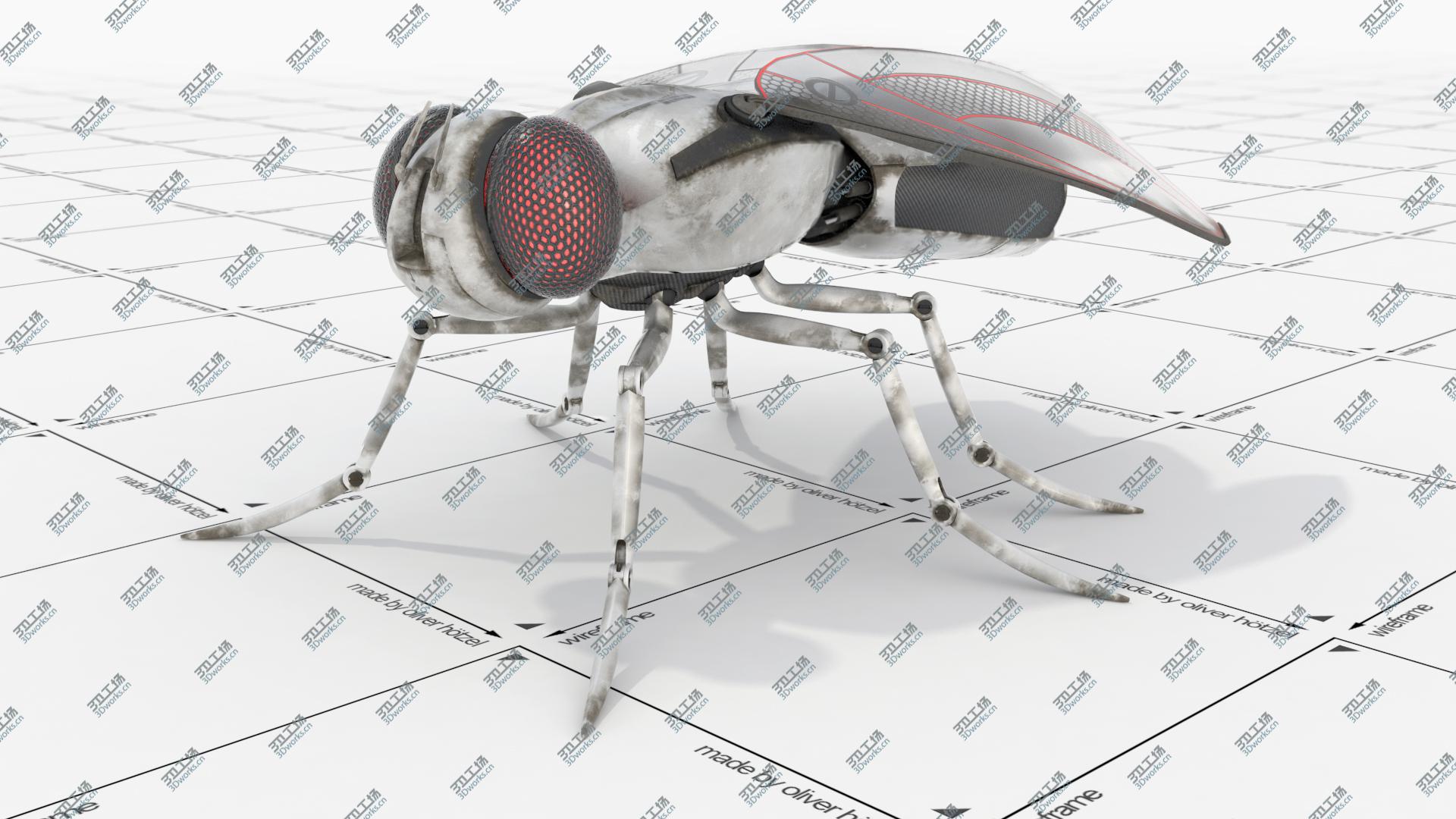 机械苍蝇 fly-3D打印模型下载-3D工场 3Dworks.cn