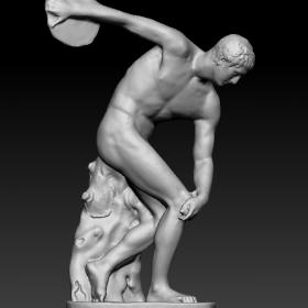 3D模型-掷铁饼者雕塑