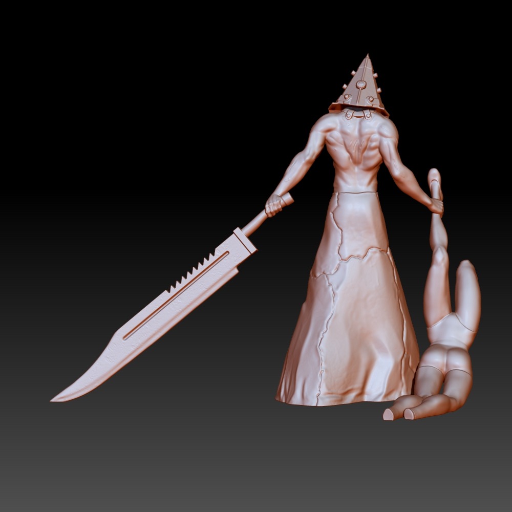 3D模型-金字塔恶灵 Pyramid_Head